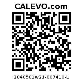 Calevo.com Preisschild 2040501w21-007410-L