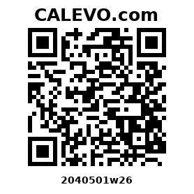Calevo.com pricetag 2040501w26