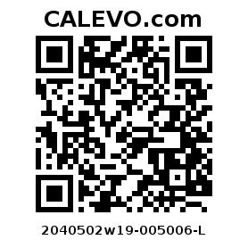 Calevo.com Preisschild 2040502w19-005006-L