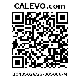 Calevo.com pricetag 2040502w23-005006-M