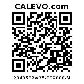 Calevo.com Preisschild 2040502w25-009000-M