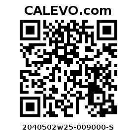 Calevo.com Preisschild 2040502w25-009000-S