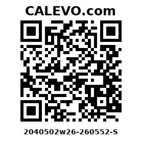 Calevo.com Preisschild 2040502w26-260552-S