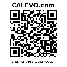 Calevo.com Preisschild 2040502w26-260559-L