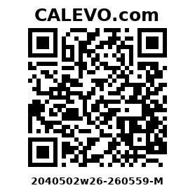 Calevo.com Preisschild 2040502w26-260559-M