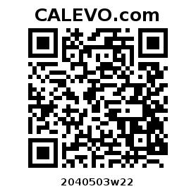 Calevo.com Preisschild 2040503w22