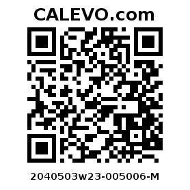 Calevo.com Preisschild 2040503w23-005006-M