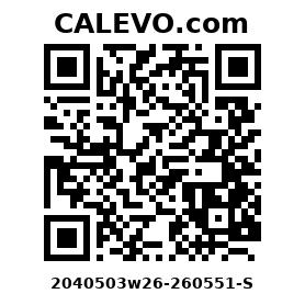 Calevo.com Preisschild 2040503w26-260551-S