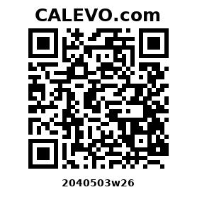 Calevo.com Preisschild 2040503w26