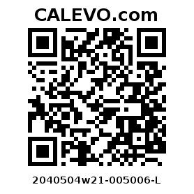 Calevo.com Preisschild 2040504w21-005006-L