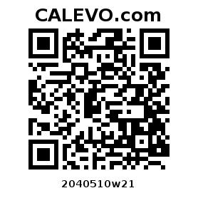 Calevo.com Preisschild 2040510w21