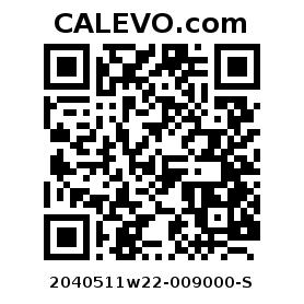 Calevo.com Preisschild 2040511w22-009000-S