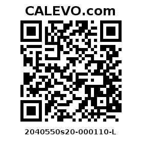 Calevo.com Preisschild 2040550s20-000110-L