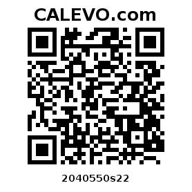 Calevo.com Preisschild 2040550s22