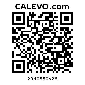 Calevo.com pricetag 2040550s26