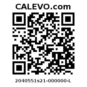 Calevo.com Preisschild 2040551s21-000000-L