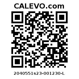 Calevo.com Preisschild 2040551s23-001230-L