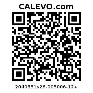Calevo.com Preisschild 2040551s26-005006-12+