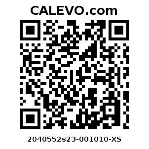 Calevo.com pricetag 2040552s23-001010-XS
