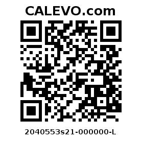 Calevo.com Preisschild 2040553s21-000000-L