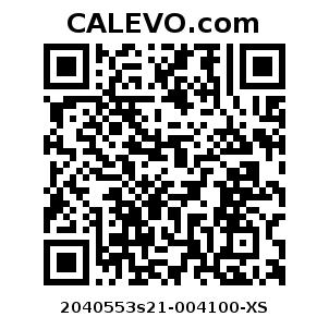 Calevo.com Preisschild 2040553s21-004100-XS