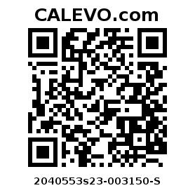 Calevo.com Preisschild 2040553s23-003150-S