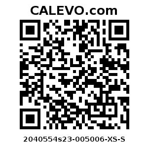 Calevo.com Preisschild 2040554s23-005006-XS-S