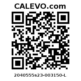 Calevo.com Preisschild 2040555s23-003150-L