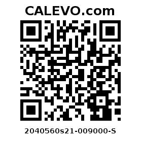 Calevo.com pricetag 2040560s21-009000-S