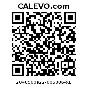 Calevo.com pricetag 2040560s22-005006-XL