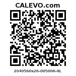 Calevo.com Preisschild 2040560s26-005006-XL