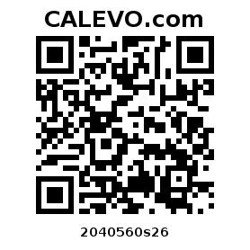 Calevo.com Preisschild 2040560s26
