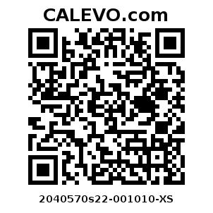 Calevo.com Preisschild 2040570s22-001010-XS