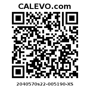Calevo.com Preisschild 2040570s22-005190-XS