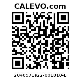 Calevo.com Preisschild 2040571s22-001010-L