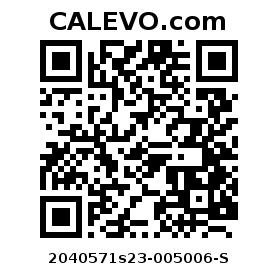Calevo.com Preisschild 2040571s23-005006-S