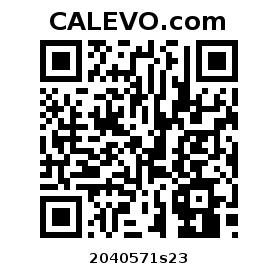 Calevo.com Preisschild 2040571s23