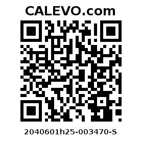 Calevo.com pricetag 2040601h25-003470-S