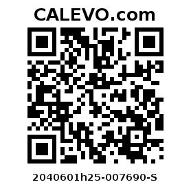 Calevo.com Preisschild 2040601h25-007690-S