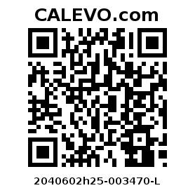 Calevo.com Preisschild 2040602h25-003470-L