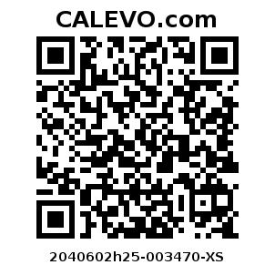 Calevo.com Preisschild 2040602h25-003470-XS