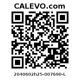 Calevo.com Preisschild 2040602h25-007690-L