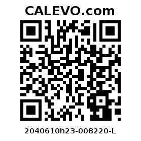 Calevo.com Preisschild 2040610h23-008220-L