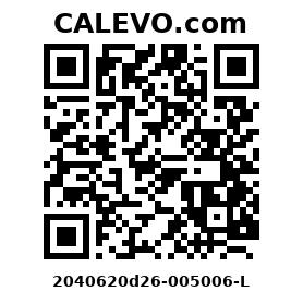 Calevo.com Preisschild 2040620d26-005006-L