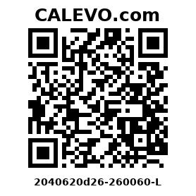Calevo.com Preisschild 2040620d26-260060-L
