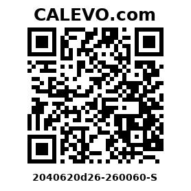 Calevo.com Preisschild 2040620d26-260060-S