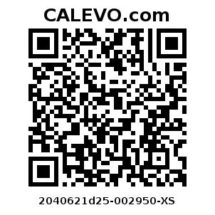 Calevo.com Preisschild 2040621d25-002950-XS