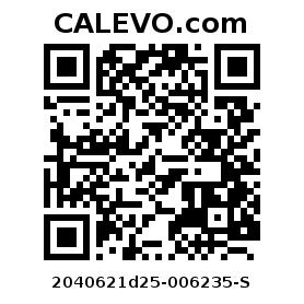 Calevo.com Preisschild 2040621d25-006235-S
