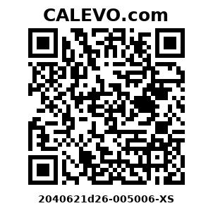 Calevo.com Preisschild 2040621d26-005006-XS