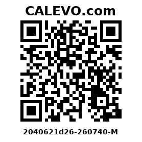 Calevo.com Preisschild 2040621d26-260740-M